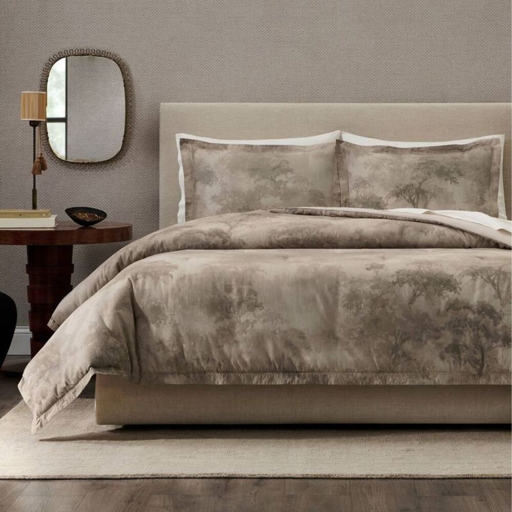 Jeremiah Brent Home 3pc King 'Walk in the Woods' Cotton Duvet Set Brown